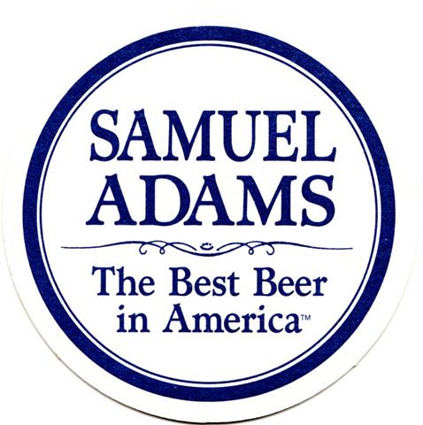 boston ma-usa samuel adams rund 2b (205-the best beer-blau)